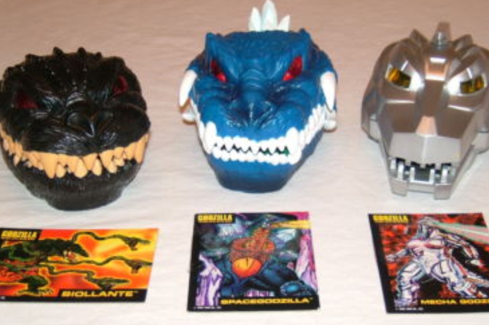 Trendmasters godzilla micro deals playsets
